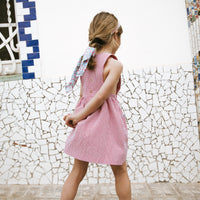 VESTIDO PICHI VICHY ROJO