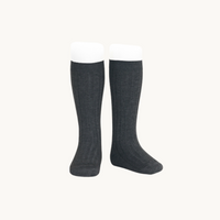 CALCETÍN ALTO CANALÉ - ANTRACITA