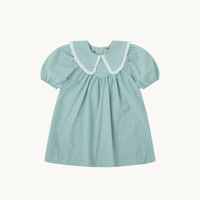 VESTIDO ANNE VICHY VERDE AGUA