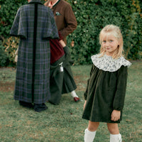 VESTIDO OLIMPIA TERCIOPELO LODEN