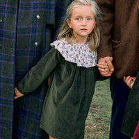 VESTIDO OLIMPIA TERCIOPELO LODEN