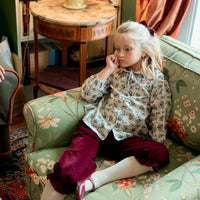 PANTALÓN ADELLE TERCIOPELO BORGOÑA