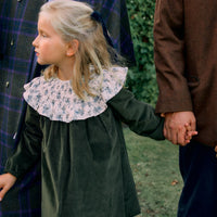 VESTIDO OLIMPIA TERCIOPELO LODEN