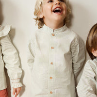 CAMISA MAO RAYAS VERDE