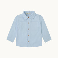 CAMISA OXFORD CELESTE