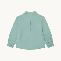 CAMISA MAX LINO VERDE AGUA