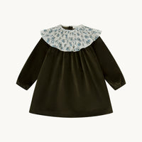 VESTIDO OLIMPIA TERCIOPELO LODEN