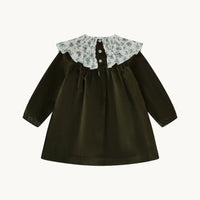 VESTIDO OLIMPIA TERCIOPELO LODEN