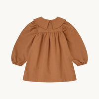 VESTIDO VICHY CARAMELO