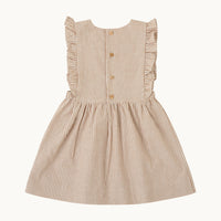 VESTIDO COCO RAYAS TOFFEE