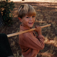 CAMISA VICHY CARAMELO