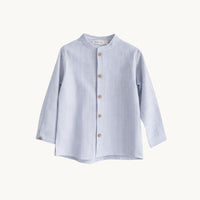 CAMISA LEO RAYAS AZUL