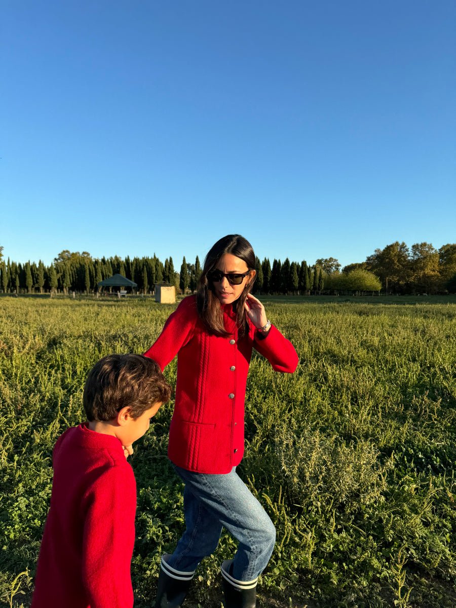 CHAQUETA AUSTRIACA ROJA