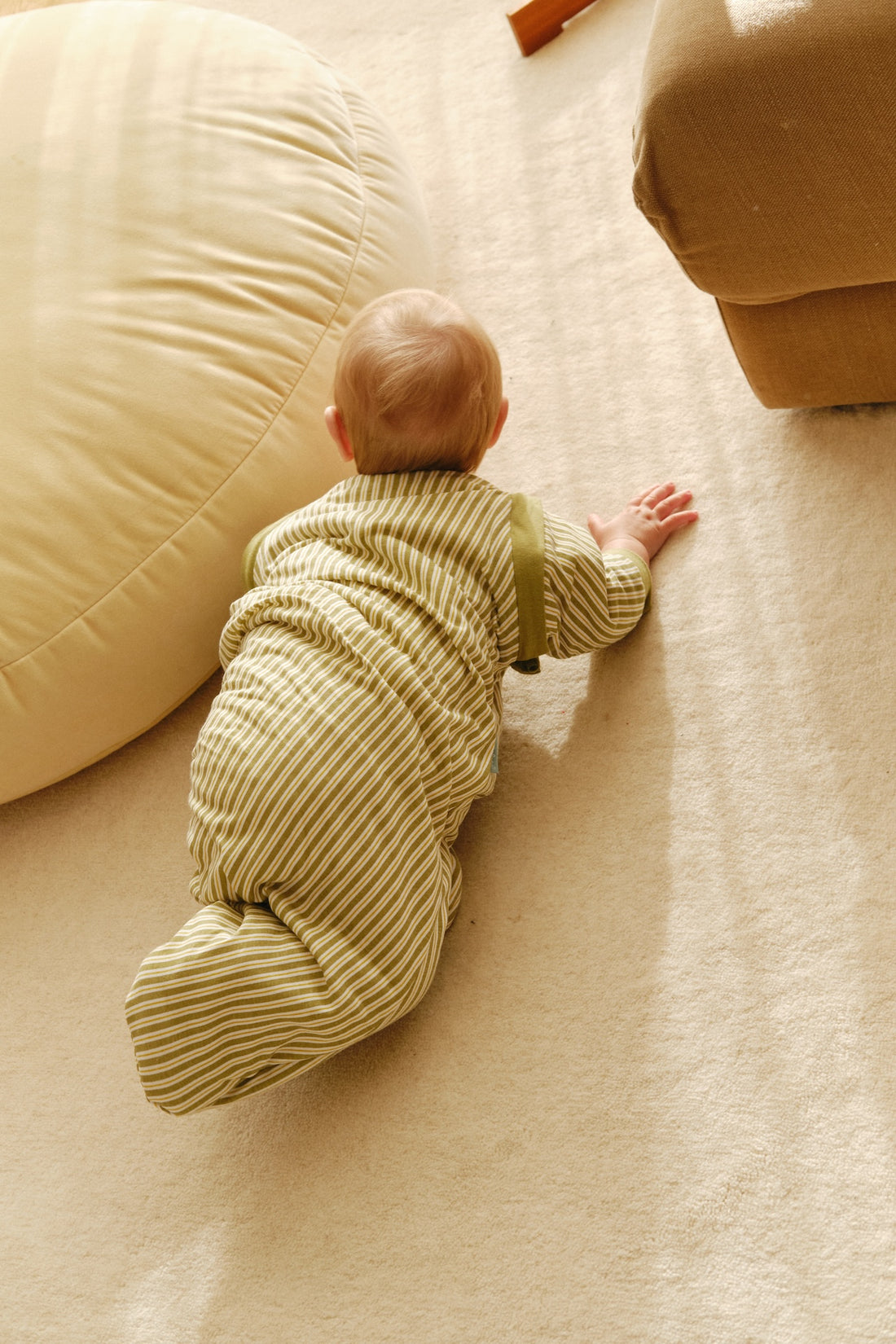 SACO DE DORMIR CON MANGAS - OLIVE GREEN STRIPES