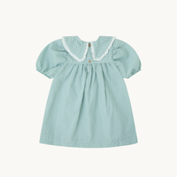 VESTIDO ANNE VICHY VERDE AGUA