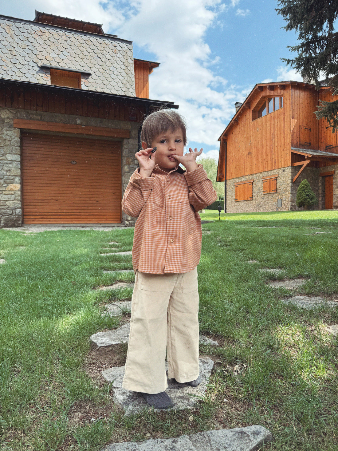 PANTALÓN OLLIE PANA BEIGE