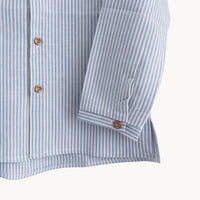 CAMISA LEO RAYAS AZUL