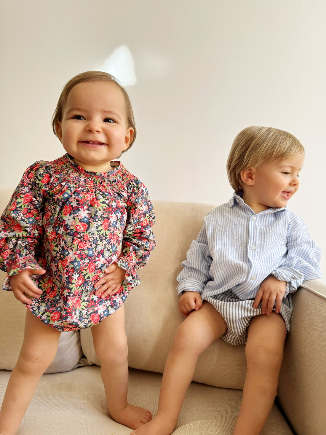 CAMISA BAMBULA RAYAS AZUL