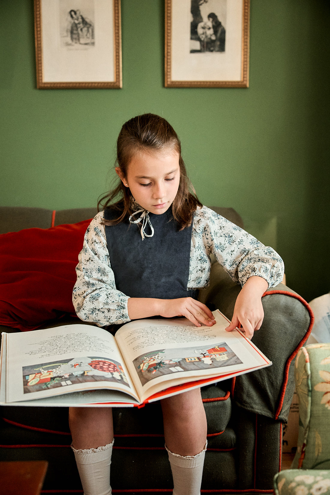 BLUSA GINEVRA FLOR NAVIDAD