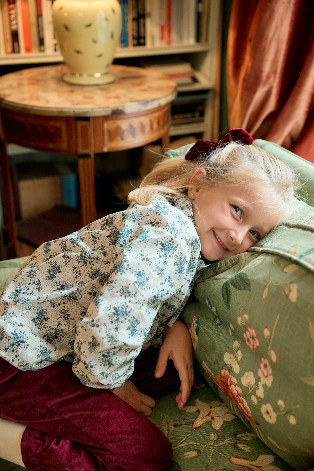 PANTALÓN ADELLE TERCIOPELO BORGOÑA