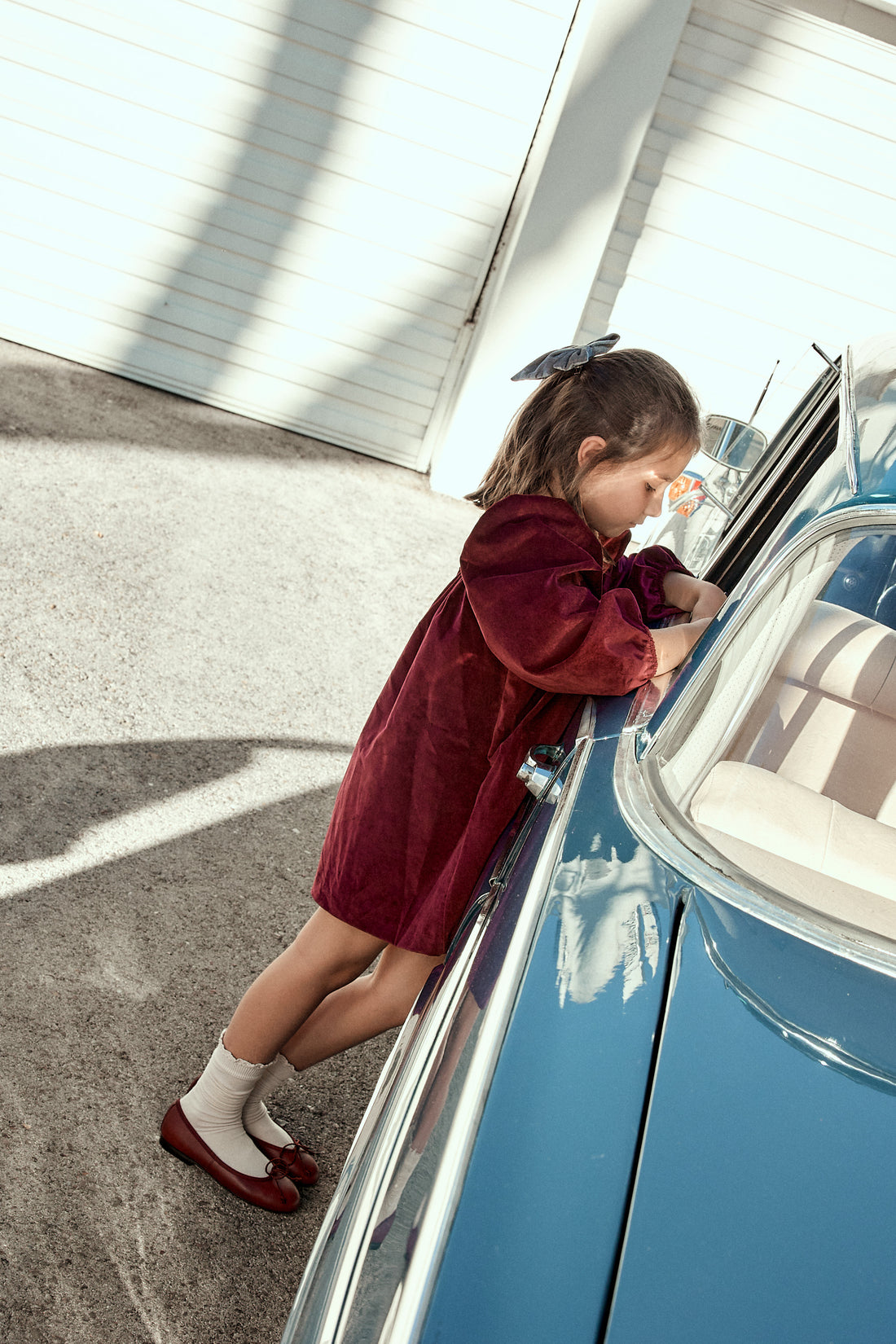 VESTIDO VITTORIA TERCIOPELO BORGOÑA