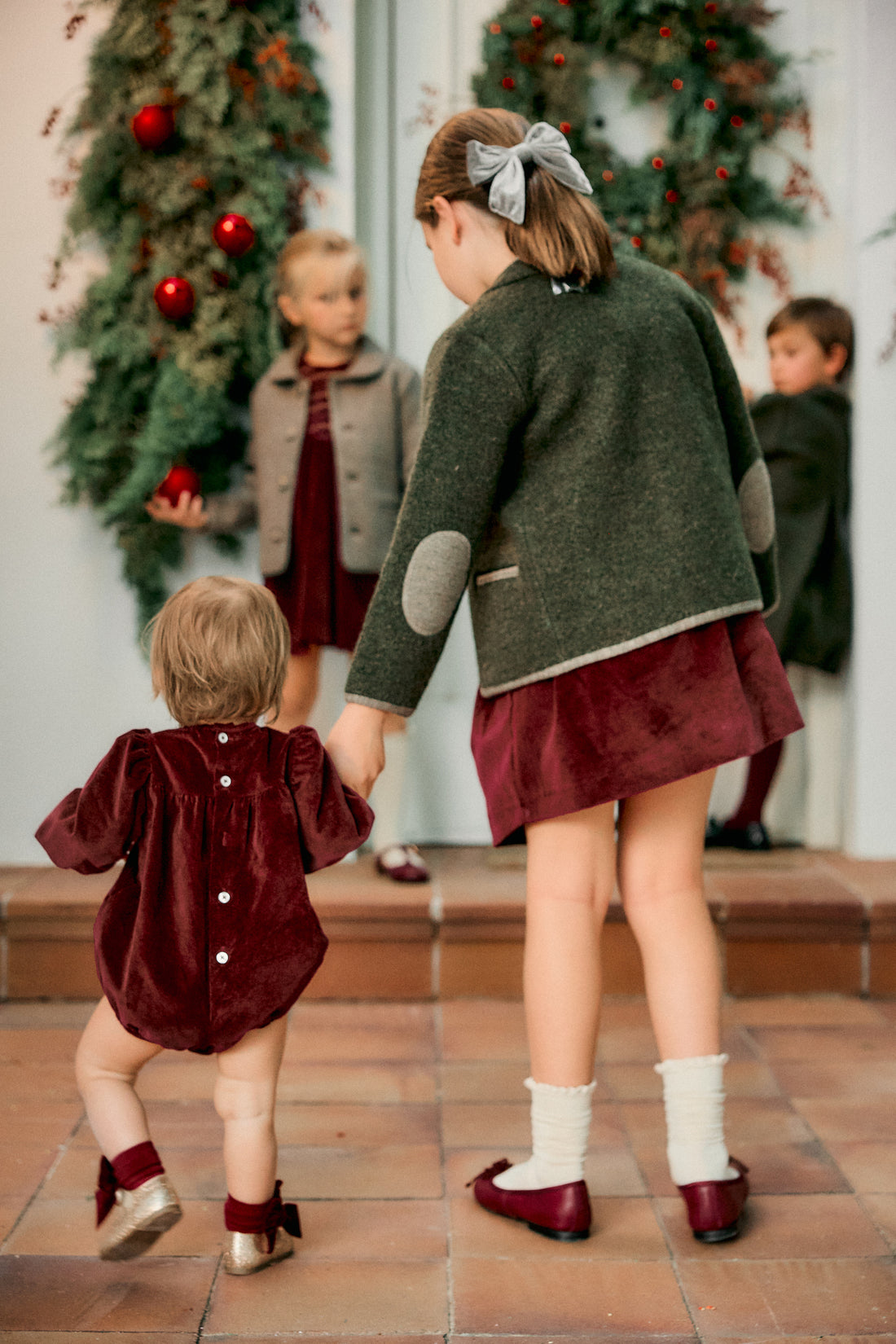 PELELE VITTORIA TERCIOPELO BORGOÑA