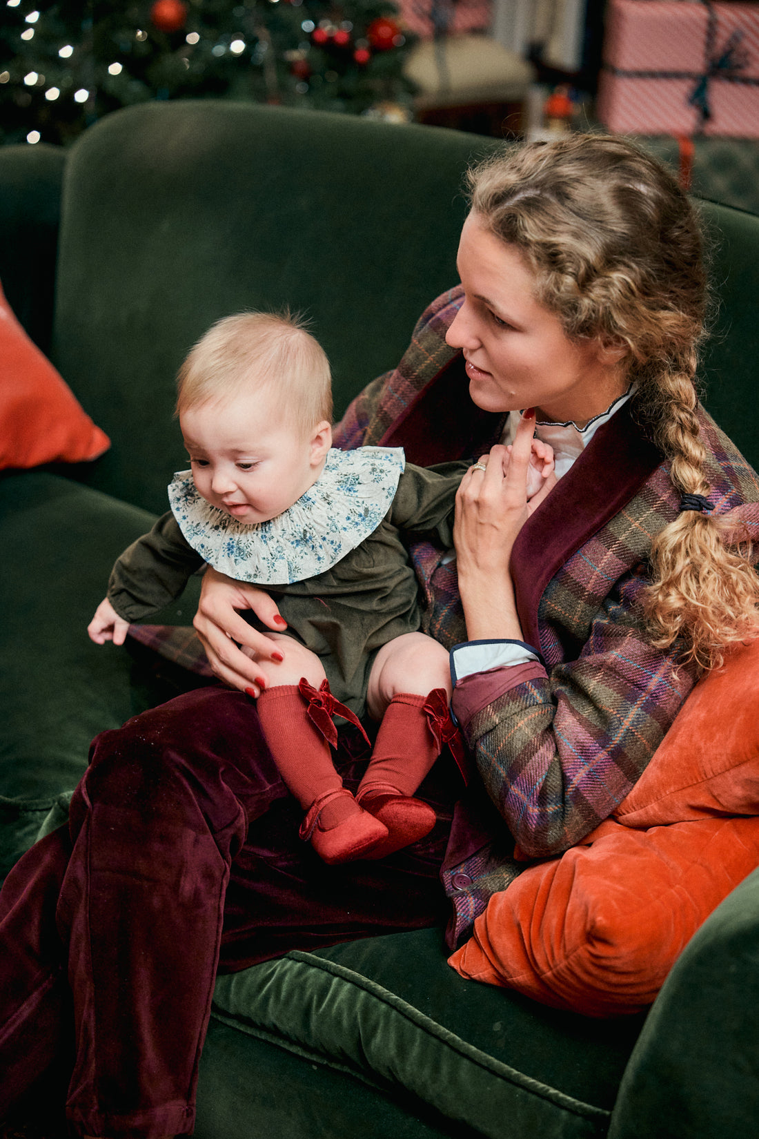 PELELE OLIMPIA TERCIOPELO LODEN