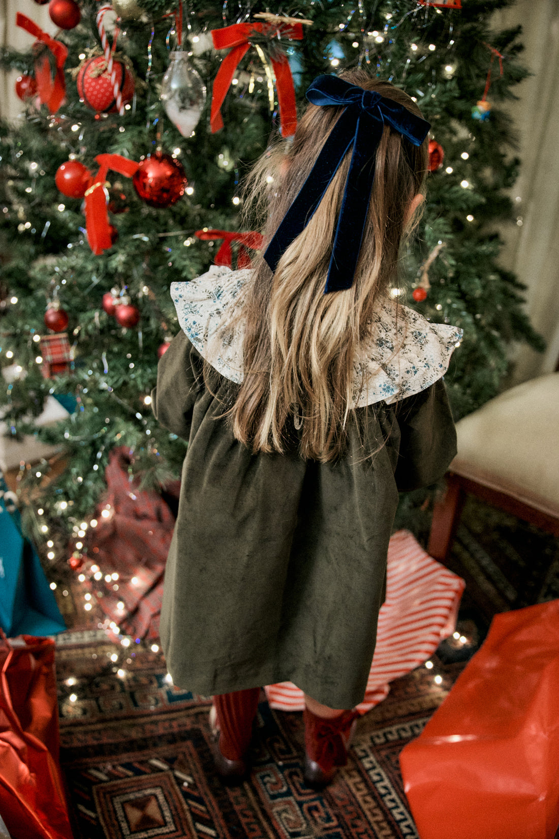 LAZO TERCIOPELO - AZUL MARINO