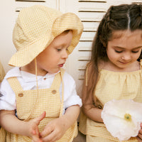 GORRO VICHY BUTTER Y FLOR