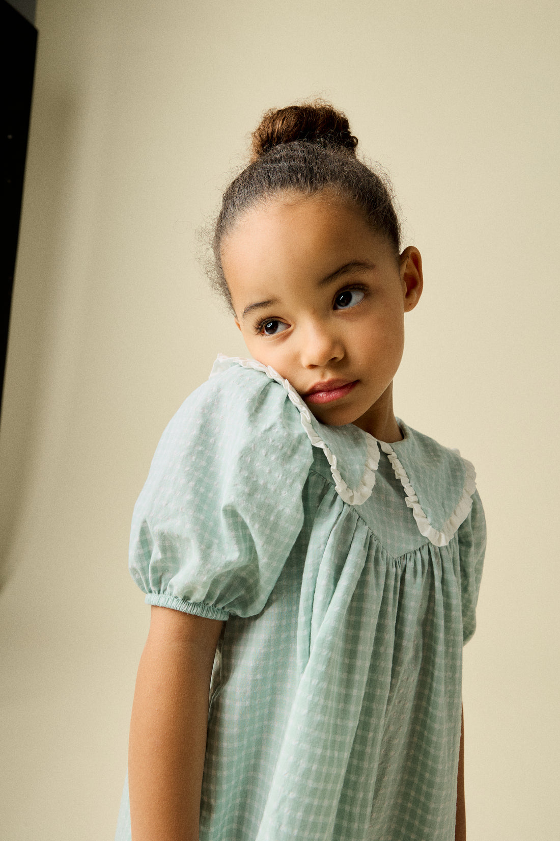 VESTIDO ANNE VICHY VERDE AGUA