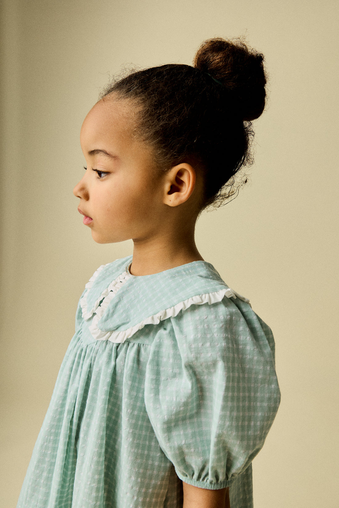 VESTIDO ANNE VICHY VERDE AGUA