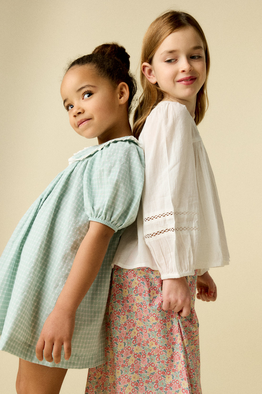 VESTIDO ANNE VICHY VERDE AGUA