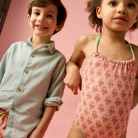 BAÑADOR NIÑA FLOR GOA