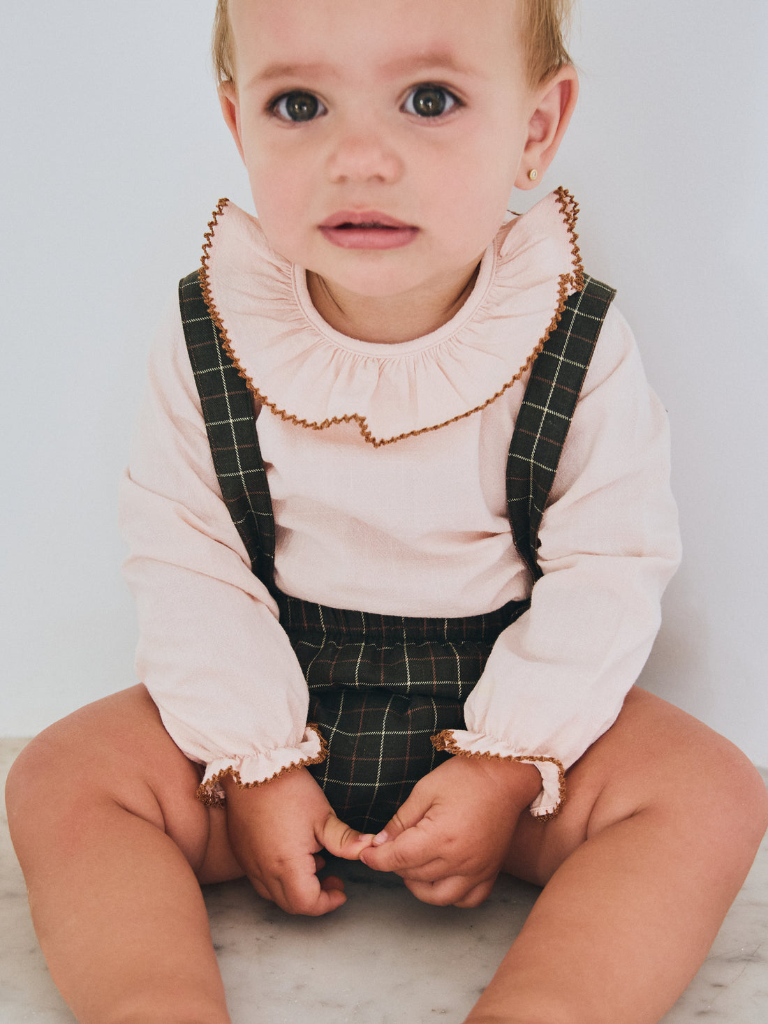 BLUSA BEBÉ ROSA EMPOLVADO