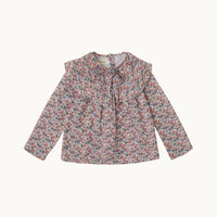 BLUSA LUCY FLOR ROSA Y AZUL