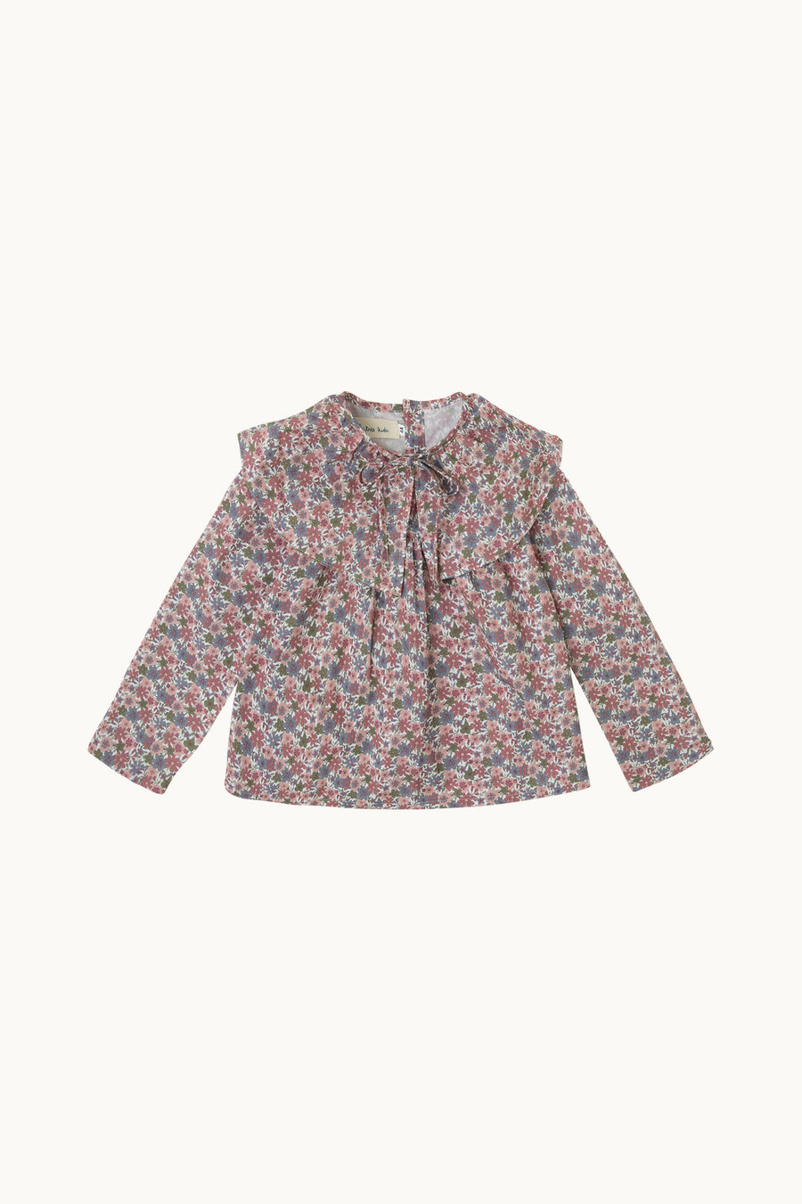 BLUSA LUCY FLOR ROSA Y AZUL