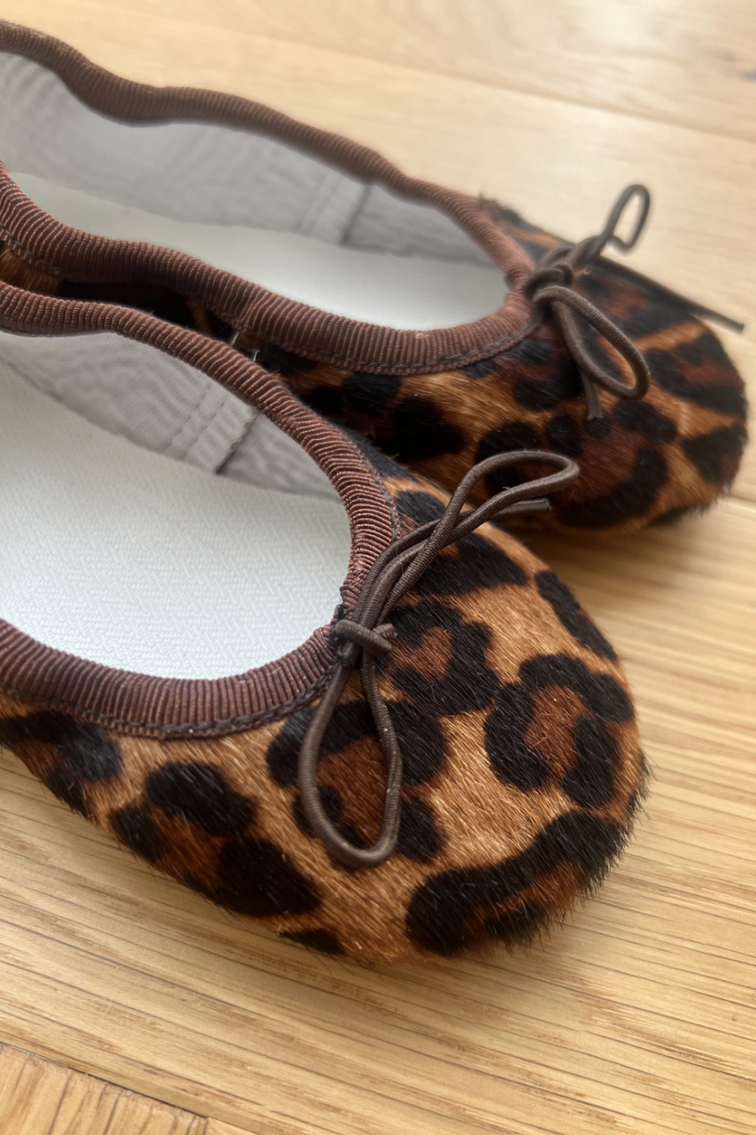 PRE VENTA BAILARINAS LEOPARDO MARRÓN