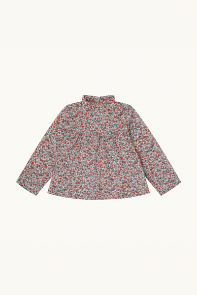 BLUSA BEBÉ FLORES ROJAS