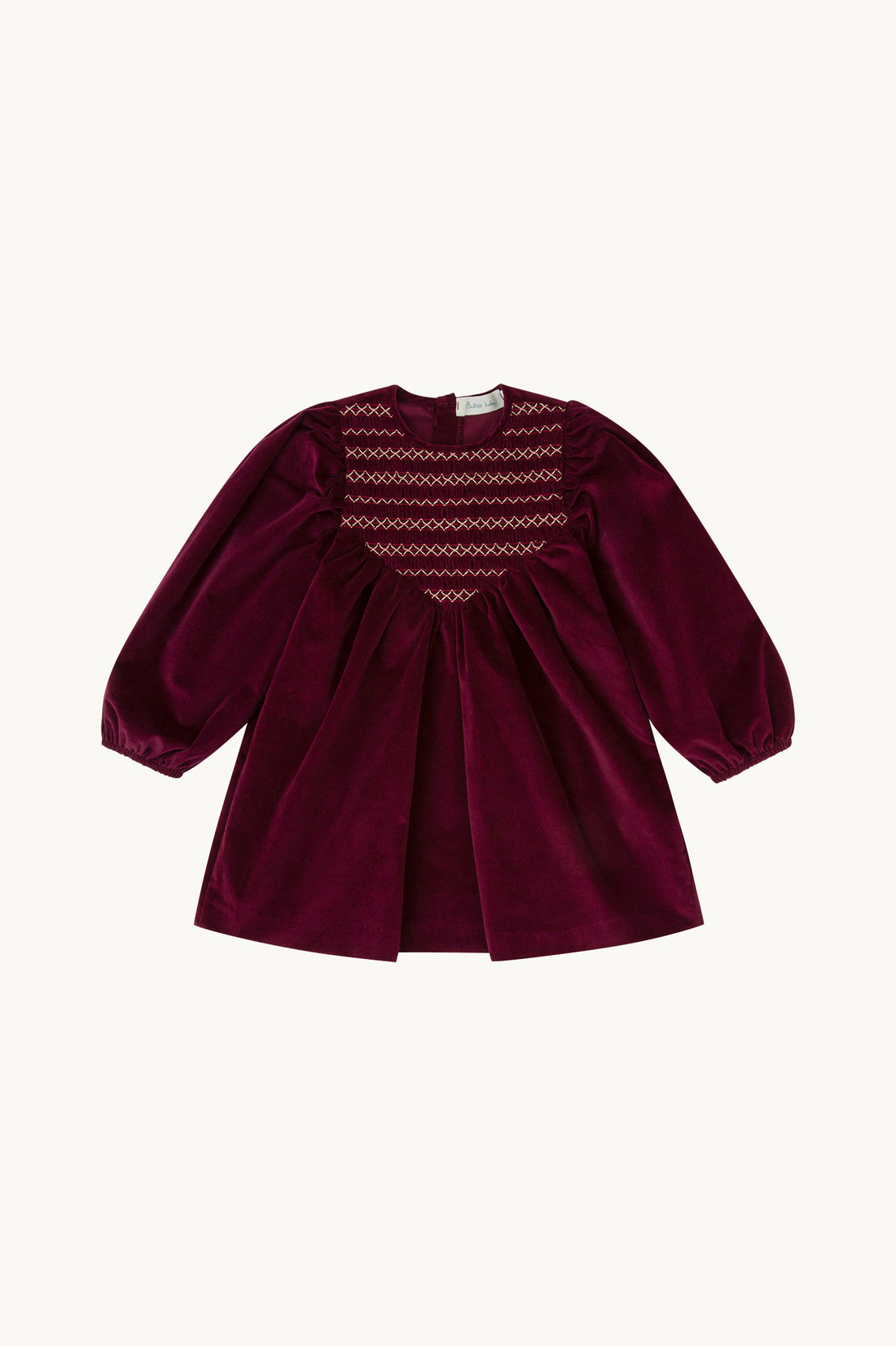 VESTIDO VITTORIA TERCIOPELO BORGOÑA