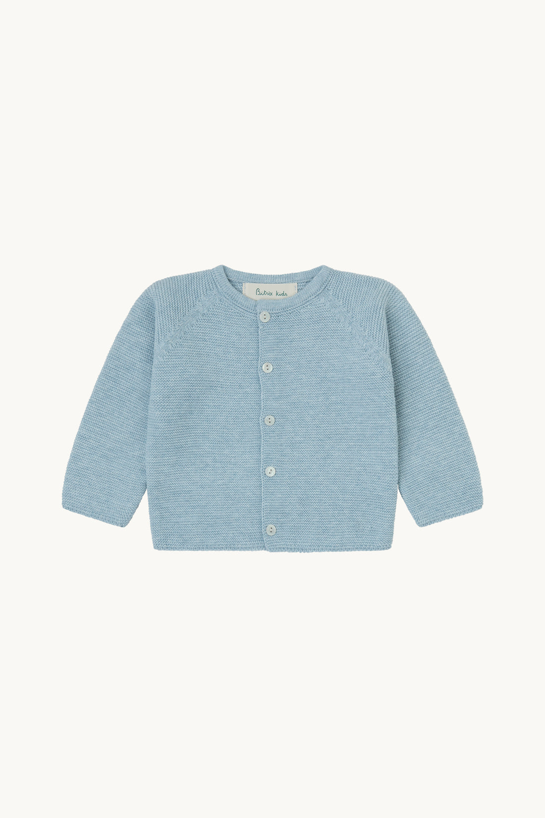 CÁRDIGAN PUNTO - CELESTE
