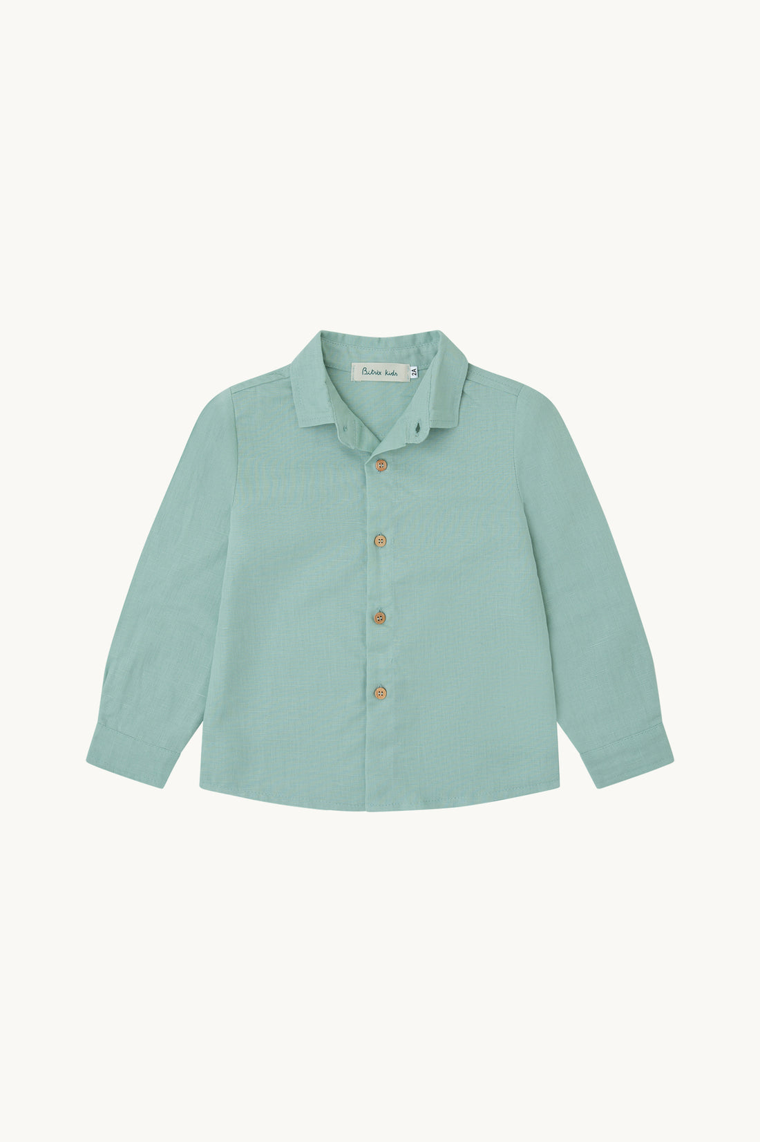 CAMISA MAX LINO VERDE AGUA