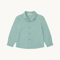 CAMISA MAX LINO VERDE AGUA