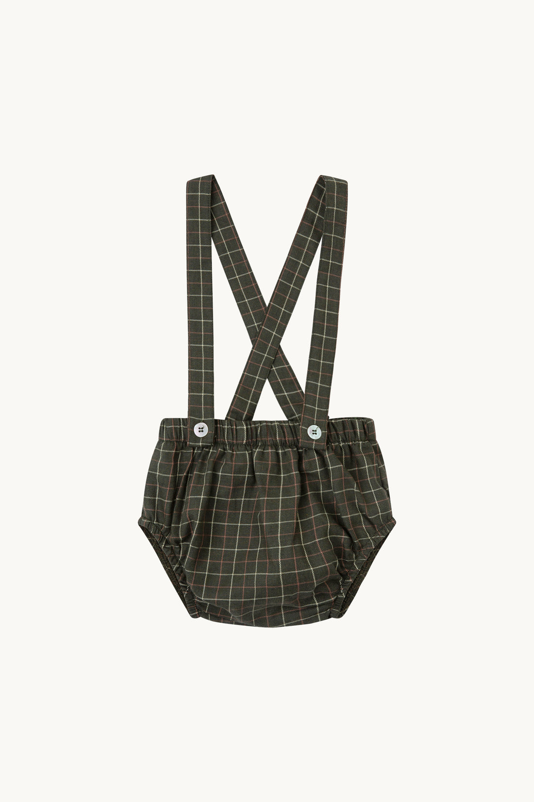 CULOTTE CON TIRANTES VICHY VERDE CAZA