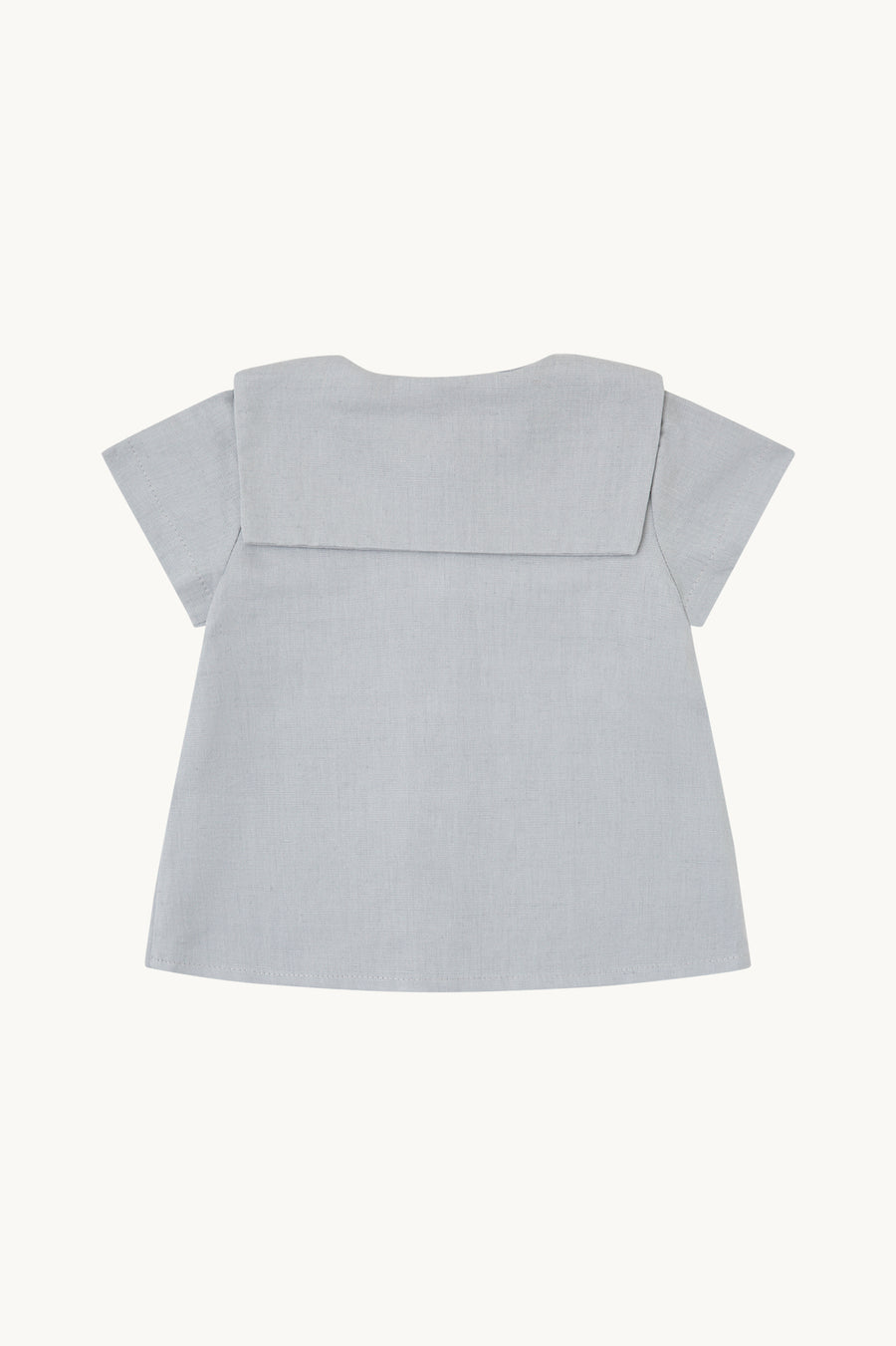 BLUSA LINO AZUL PIEDRA