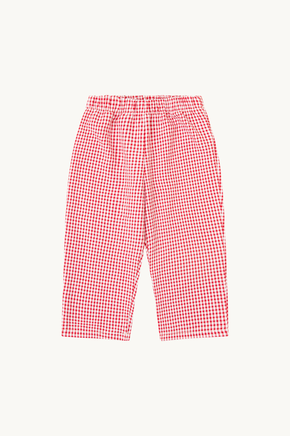 PANTALÓN BEBÉ VICHY ROJO