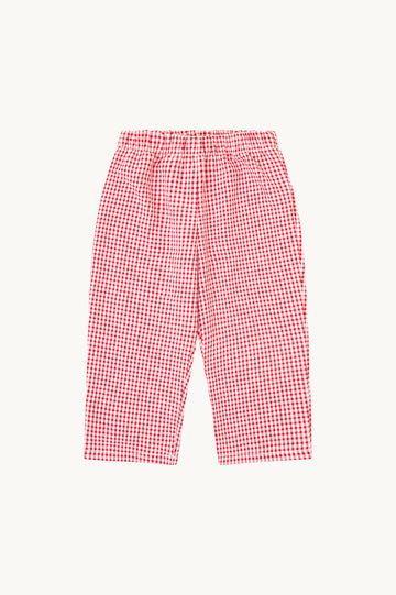 PANTALÓN BEBÉ VICHY ROJO