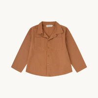 CAMISA VICHY CARAMELO