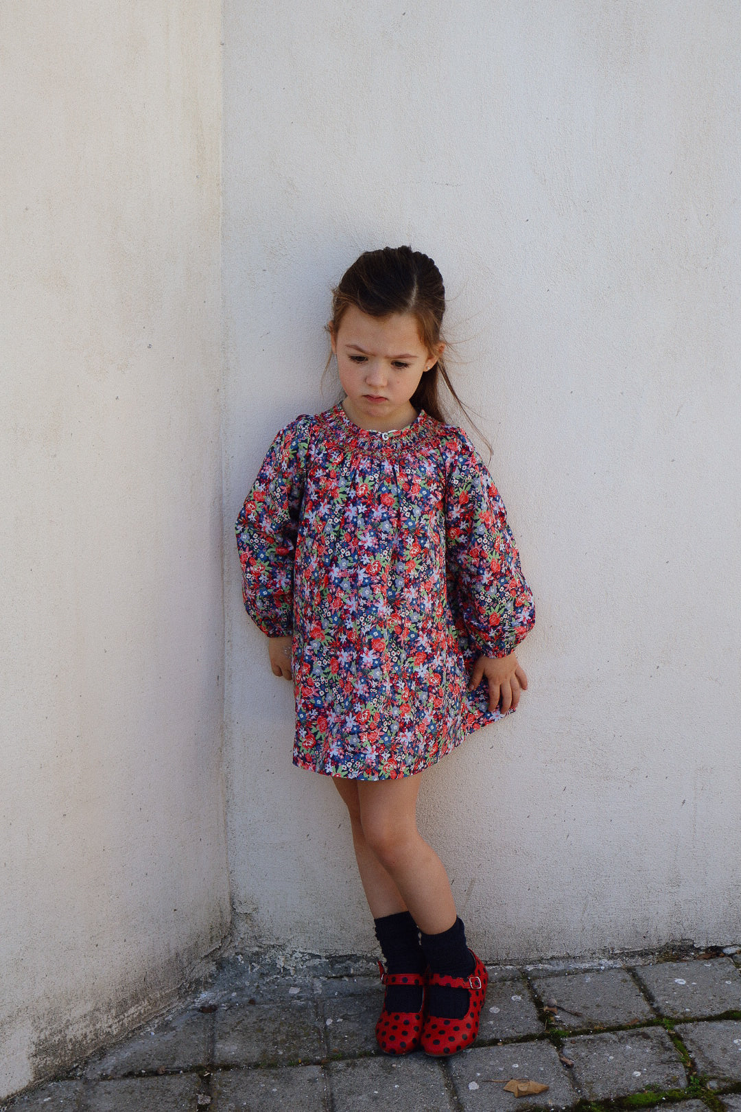 VESTIDO SMOCK FLOR LOREN