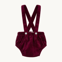 CULOTTE LUCA TERCIOPELO BORGOÑA